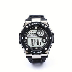 Unisex Luminous Sports Digital Watch Waterproof Alarm Clock