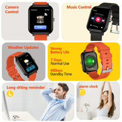 Smart Sports Watch Music Control Health Monitoring