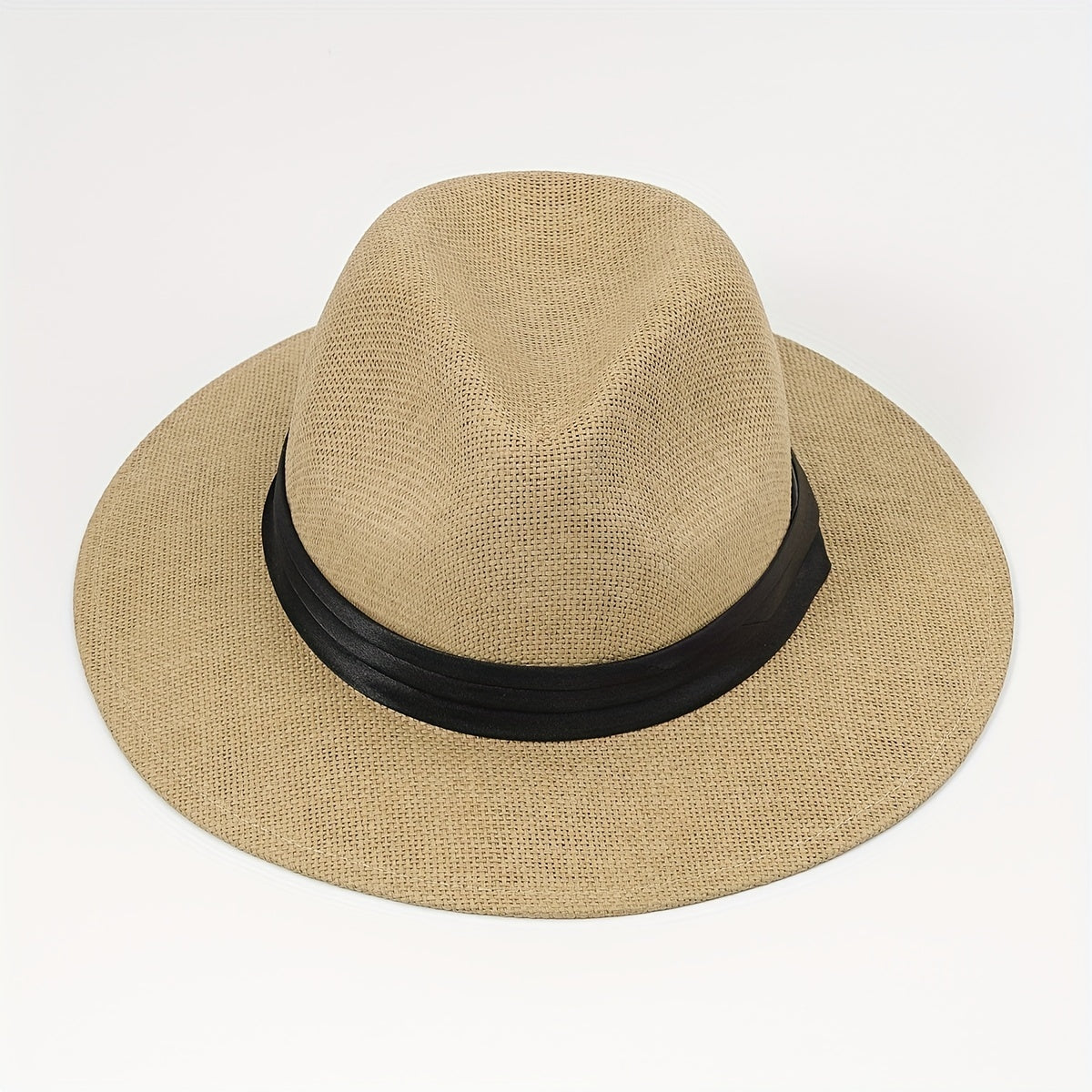 Men's Outdoor Seaside Sunscreen Jazz Straw Hat Beach Hat