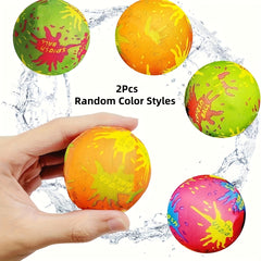 Pool Water Splash Balls Set of 2 Reusable Water Clo