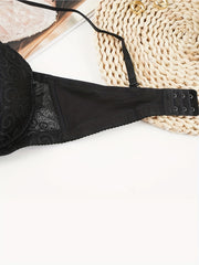 Lace Push Up Bra Comfy & Breathable Everyday Bra Women's Lingerie