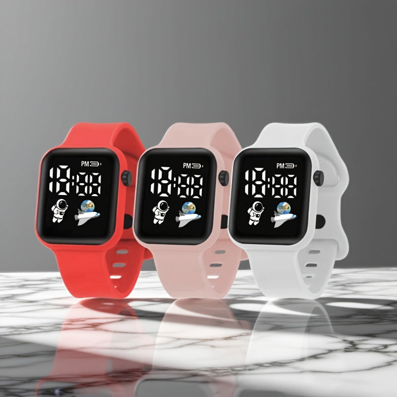 LED Touchscreen Sports Watch Set for Climbing & Running