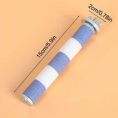 Colorful Striped Parrot Claw Grinding Rod for Bird Training