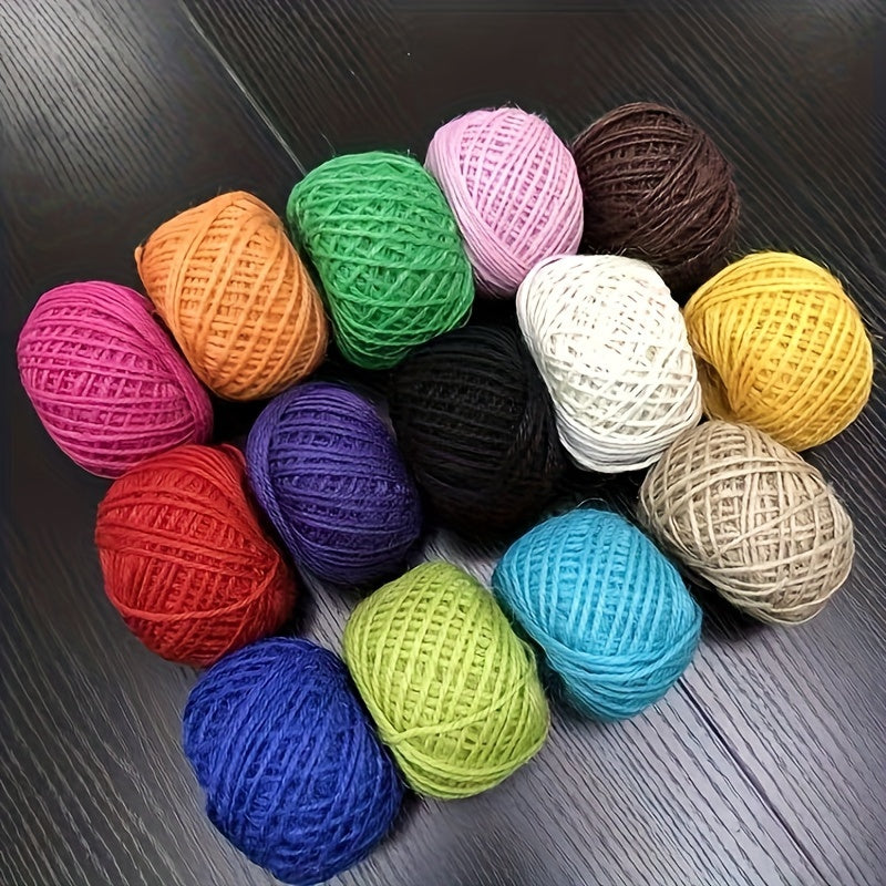 16pcs Cross Stitch Embroidery Set Portable Crochet Cotton Thread DIY Knitted