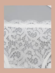 Sexy Lace Thongs with Scallop Trim, Set of 3