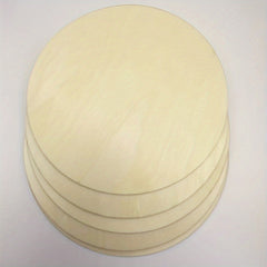5pcs 6in 8in Wooden Circles Blank Round Wooden Chips For DIY Crafts