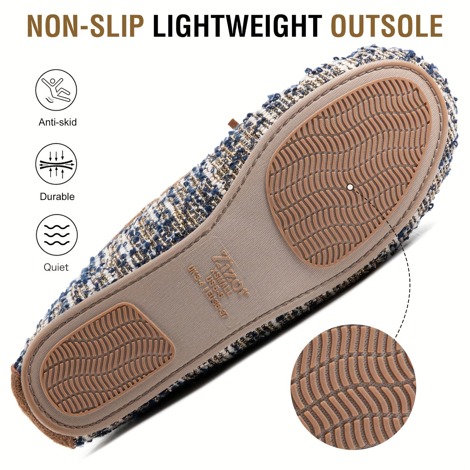 Women's Bowknot Flat Slippers Soft Comfort Shoes