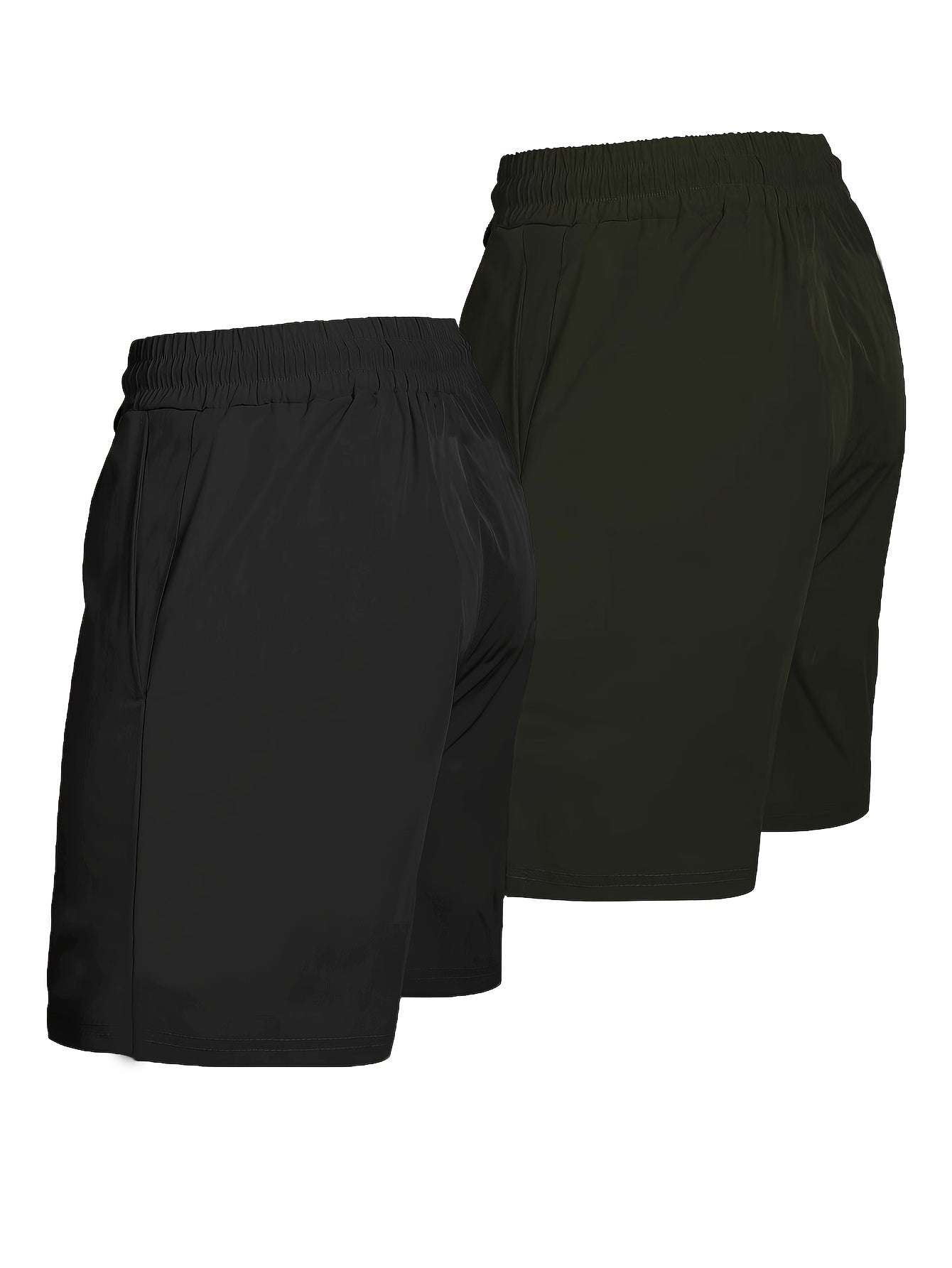 Men's Quick Drying Sports Shorts Drawstring Waist Breathable Active Shorts