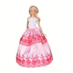 5 Pcs Doll Clothes Wedding Gowns Party Dresses For 29 21 Cm Girl Doll
