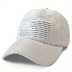 Old Fashioned 3D American Flag Baseball Cap