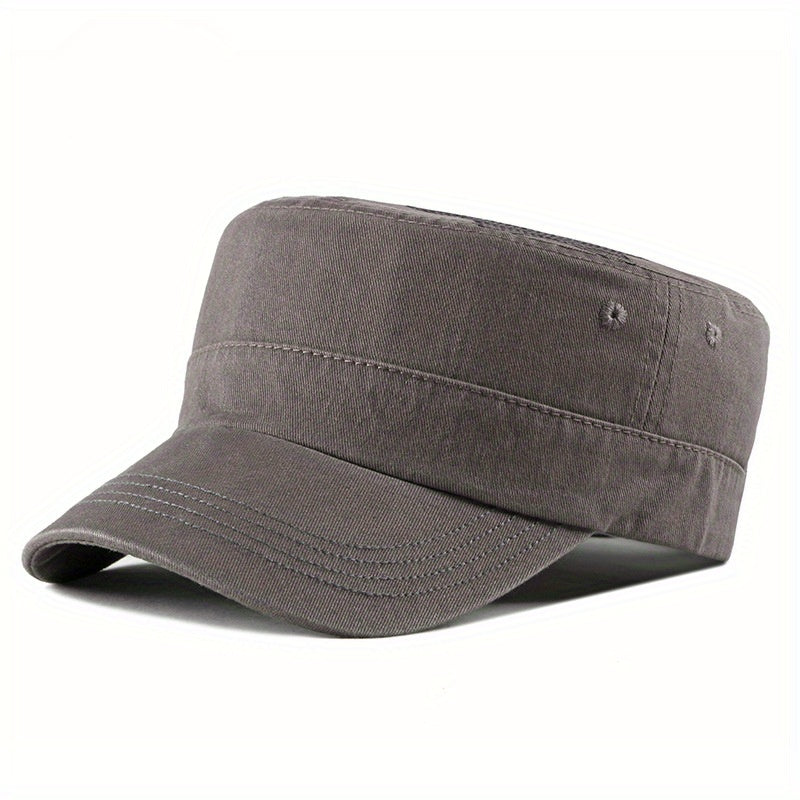 Vintage Flat Cap Breathable Baseball Duck Cap Sun Protection Hat