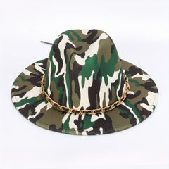 Breathable Cowboy Hat with Splicing Cow Pattern for Outdoor Activities