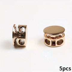 5pcs Round Spring Buckle Shoelace Lock Stopper DIY Sewing Accessory