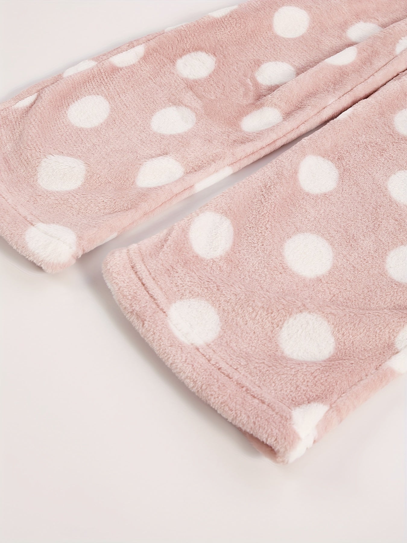 Polka Dot Christmas Pajama Set Women's Sleepwear & Loungewear