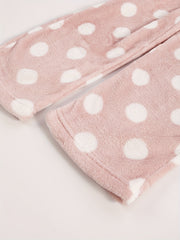 Polka Dot Christmas Pajama Set Women's Sleepwear & Loungewear