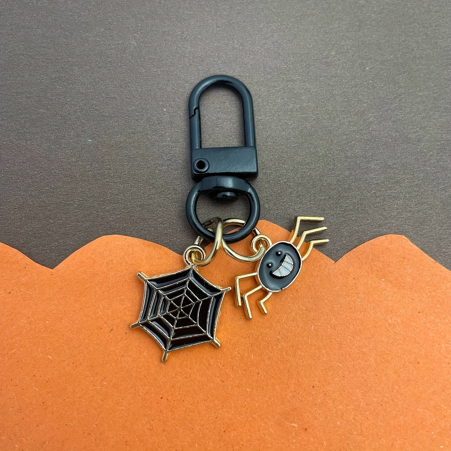 Creative Witch Pumpkin Spider Bat Keychain Wallets Backpacks Car Keys Pendant