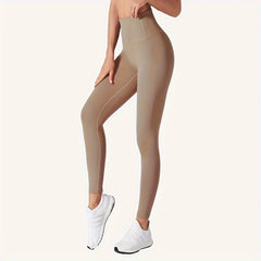 5-Pack Seamless Solid Tights Opaque High Waist Elastic Leggings