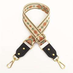 Vintage Pattern Bag Strap Lightweight Adjustable Strap Stylish Strap