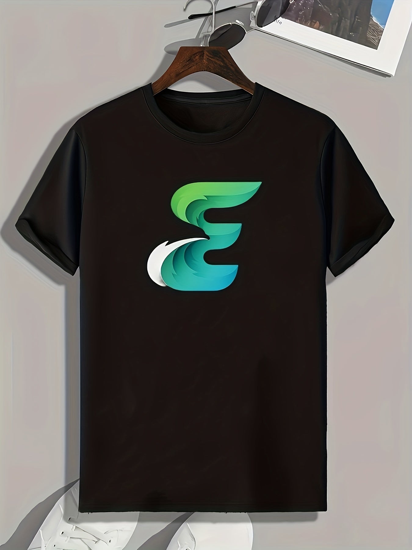 Symbol Men's Graphic Print Tee for Summer