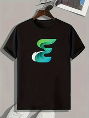 Symbol Men's Graphic Print Tee for Summer