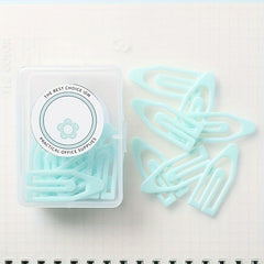 20 Packs Macaron Boat Paper Clips Small Fresh Creative Box Different Sizes