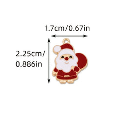 Christmas Cartoon Charm Pendant for DIY Jewelry Making