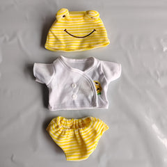 Frog Themed Doll Clothing Set Green & Yellow Outfits Accessories Holiday