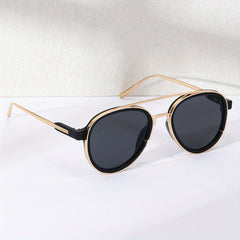 Men's Vintage Square Aviator Sunglasses UV400 Protection Glasses
