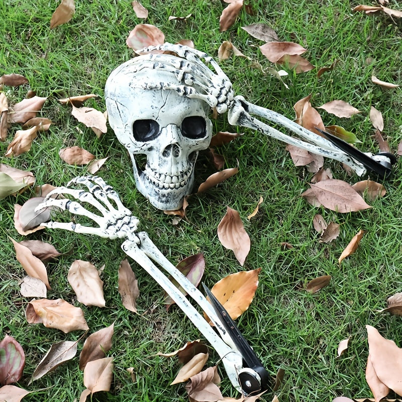 Skeleton Stakes Halloween Decorations Scary Skull Skeleton Hand Bone