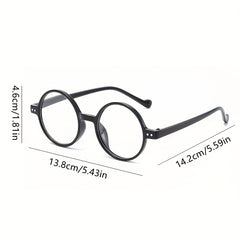 Round Jelly Frame Light Blocking Glasses