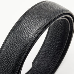 Men's PU Leather Belt Automatic Buckle Business Style Belt