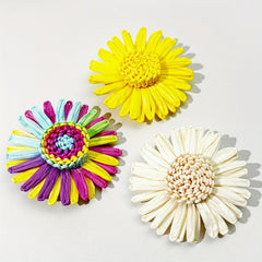 2pcs Floral Button Covers No Sewing Required for Men & Women's Shirts