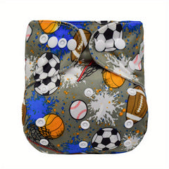 1pc Baby Cloth Diaper Reusable Nappies Unisex One Size Pocket Diaper