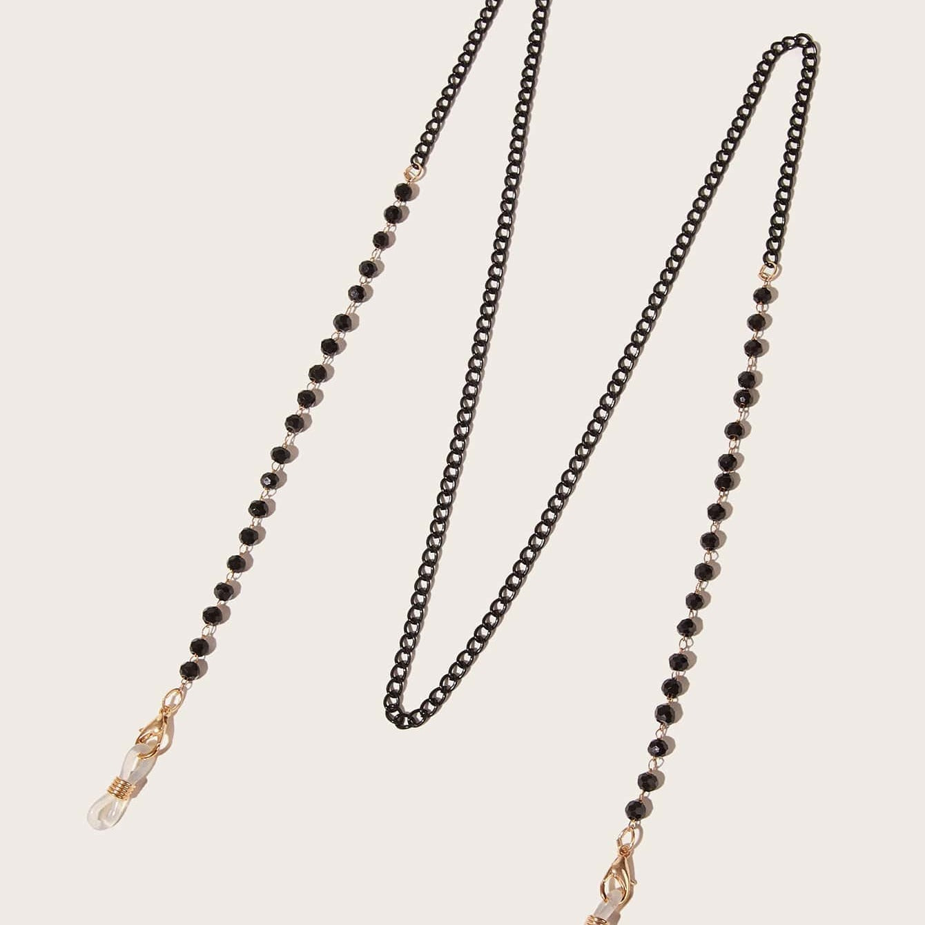 Crystal Two Eye Chain Glasses Accessories