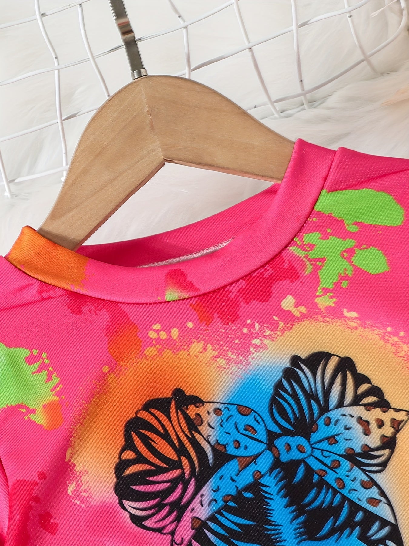 Graffiti Girls Crew Neck Pullover Sweatshirt