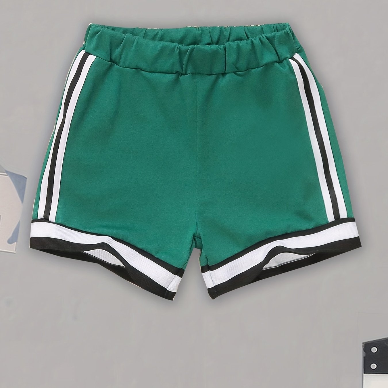 Boys Striped Shorts Quick Drying Outdoor Summer Casual