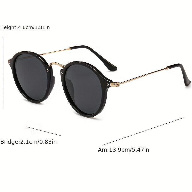 Round Sunglasses Women Retro Summer Outdoor Shades Classic Vintage