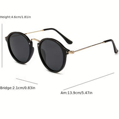 Round Sunglasses Women Retro Summer Outdoor Shades Classic Vintage