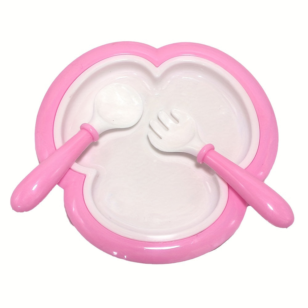 18" Doll Accessory Set Plastic Baby Bottle, Drinking Cup, Plate, Fork