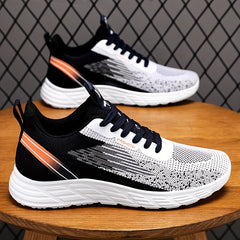 Men's Lace Up Mesh Sneakers Lightweight Running Shoes