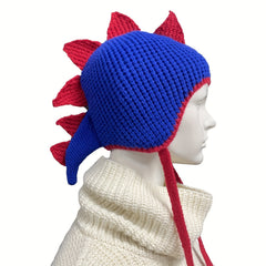 Dinosaur Knitted Beanie Block Cartoon Beanie Knit Hat Unisex