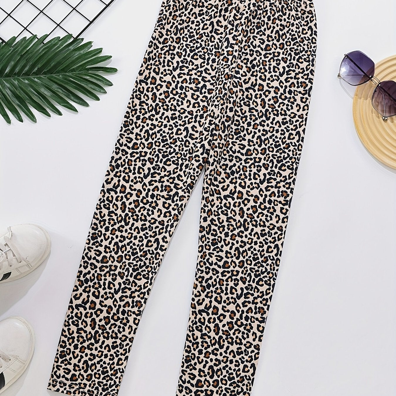 Animal Print Leggings for Girls Stretchy Yoga Pants
