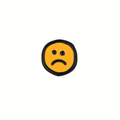 Boys Cartoon Skull Enamel Pin with Funny Smile and Angry Expression