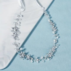 Pearl Crystal Headband Wedding Accessories