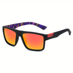 Men's Polarized Windproof Sunglasses Retro Riding Sports Glasses