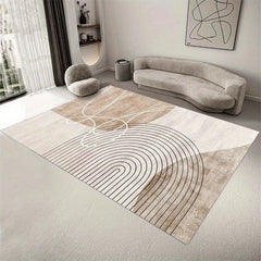 Nordic French Style Loop Velvet Carpet Printed Rug