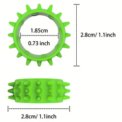 Set of 12 Silicone Fidget Rings for Children Sensory Toys