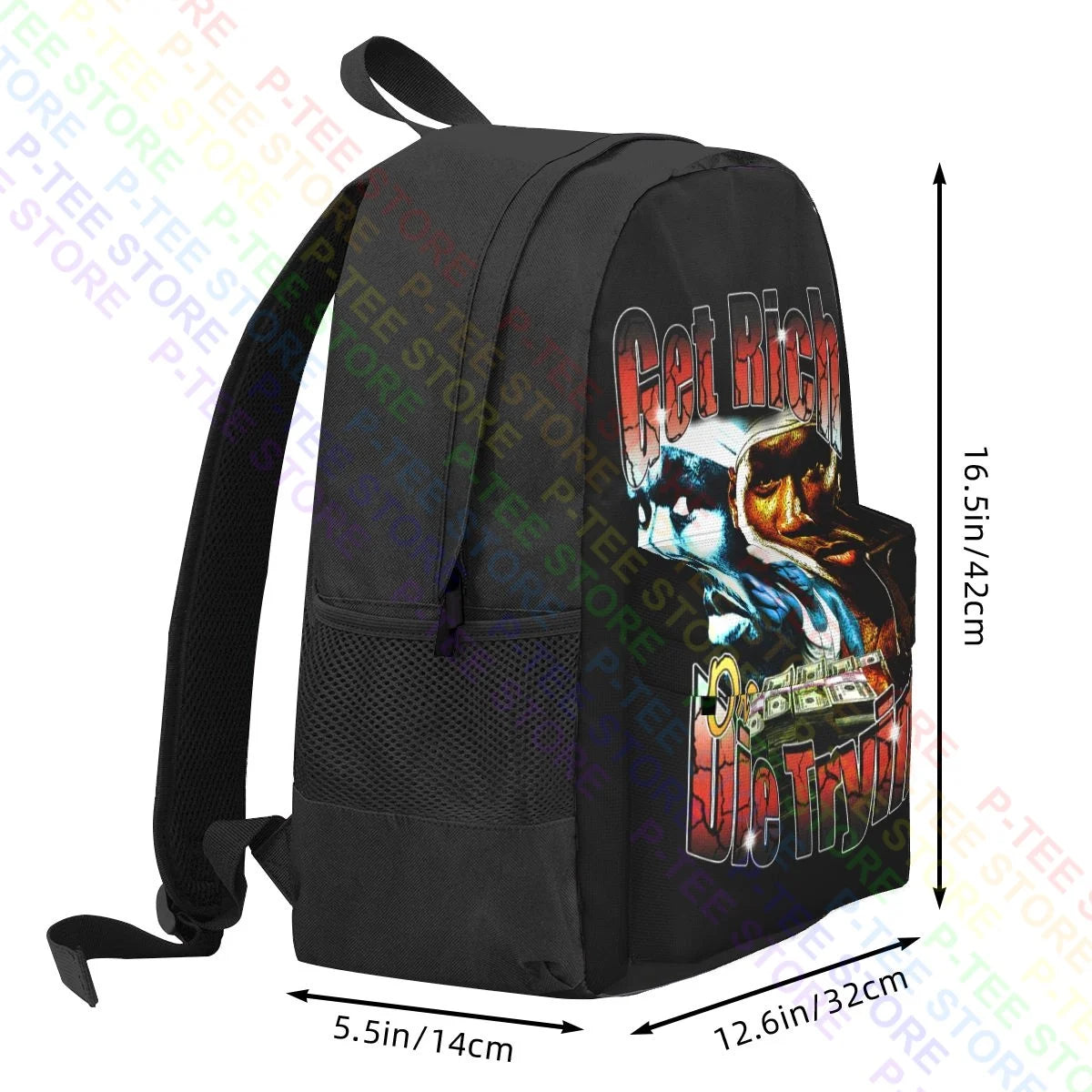 50Cent Large Capacity Backpack Style Sports Bag for Travel
