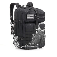 50L Military Backpack Tactical Rucksack Brown Waterproof Backpack