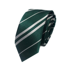 Men's Business NeckTie Narrow Tie Polyester Wedding Festive Striped Tie